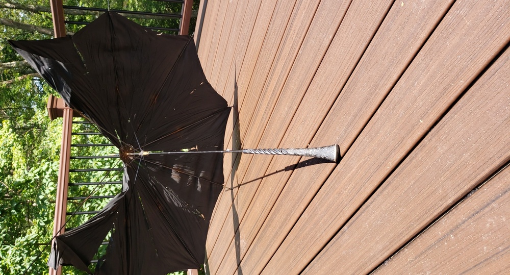 Black Inverted Umbrella